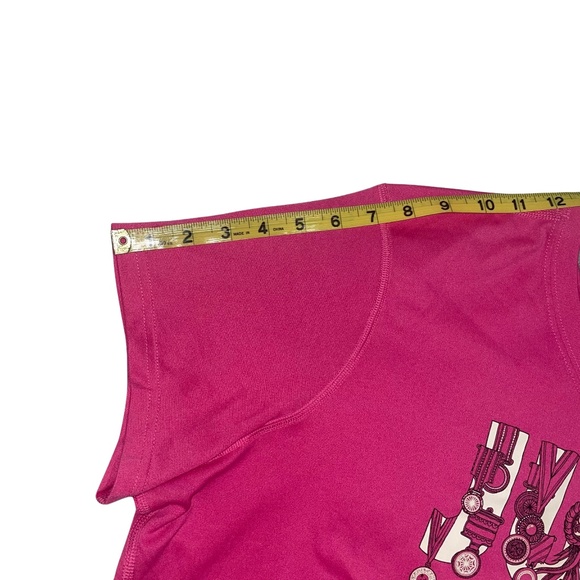 Nike Women's Pink Dry Fit "Just Do It" Top Sz XXL - Picture 7 of 12